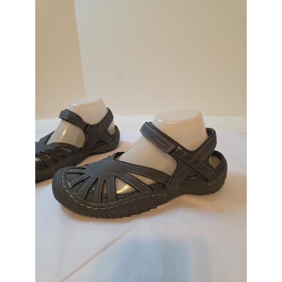 Jambu J Sport Poppy Gray Women's 8 M Sandals With Ankle Strap - Picture 7 of 13